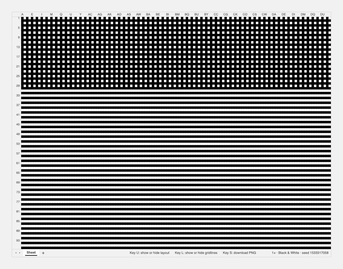 Generative mesh painting animation